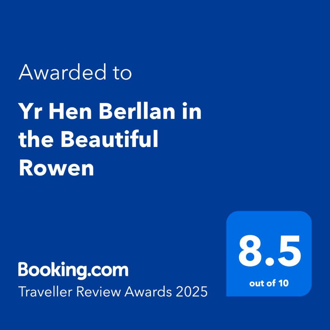 Yr Hen Berllan In The Beautiful Rowen Villa Conwy Exterior photo